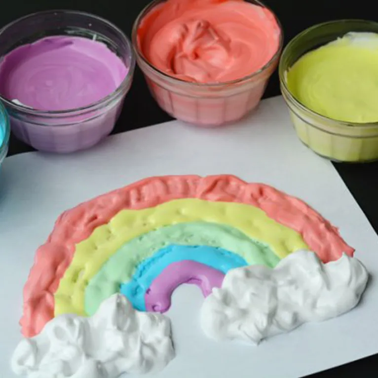 Puffy Paint: relief painting for children