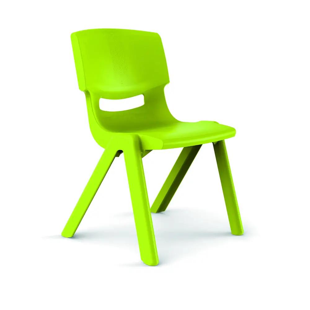 Sedia per Bambini Ergo Child per Scuola dell’Infanzia - Misura 2 - Verde Lime - Sedie in plastica