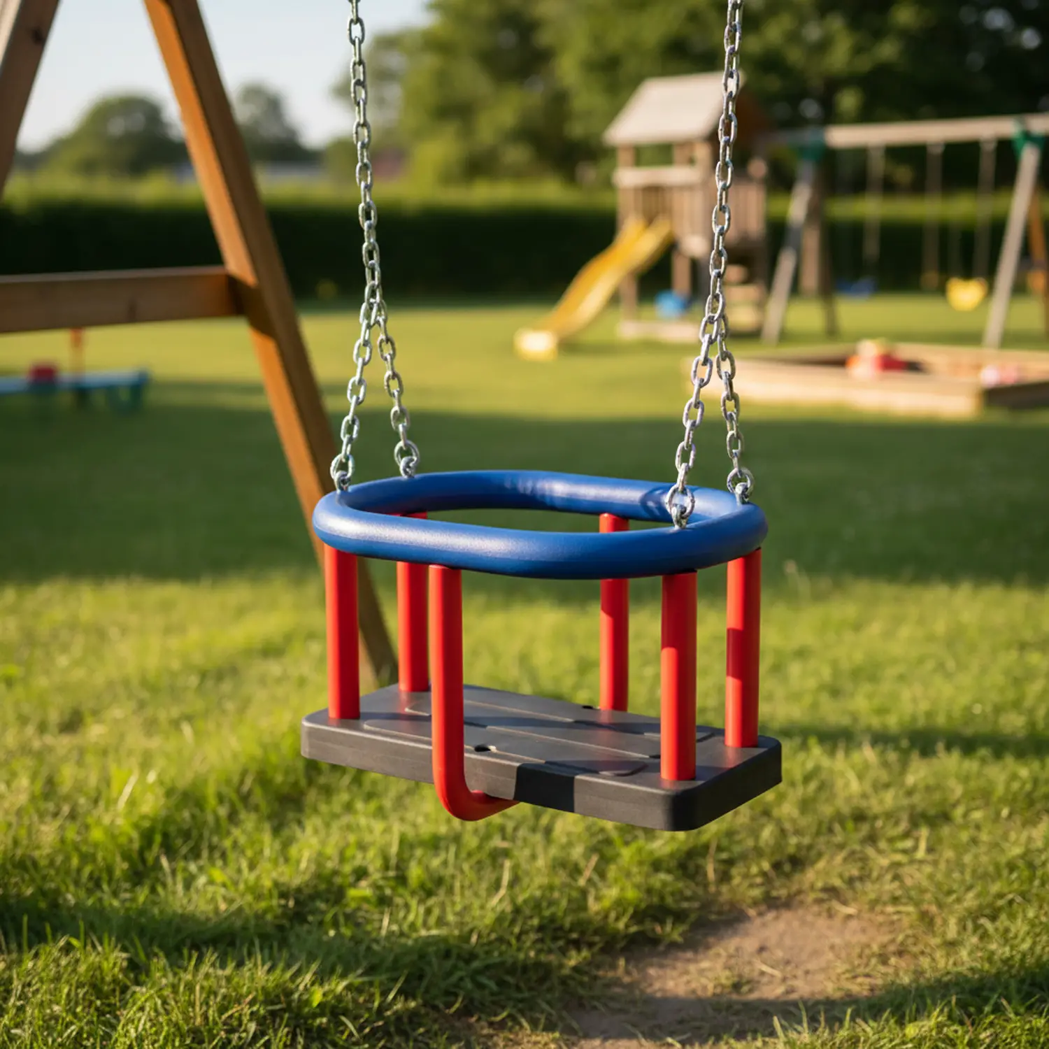 Seggiolino a Gabbia per Altalena Young – Sicurezza e Divertimento - Playgrounds e giostre