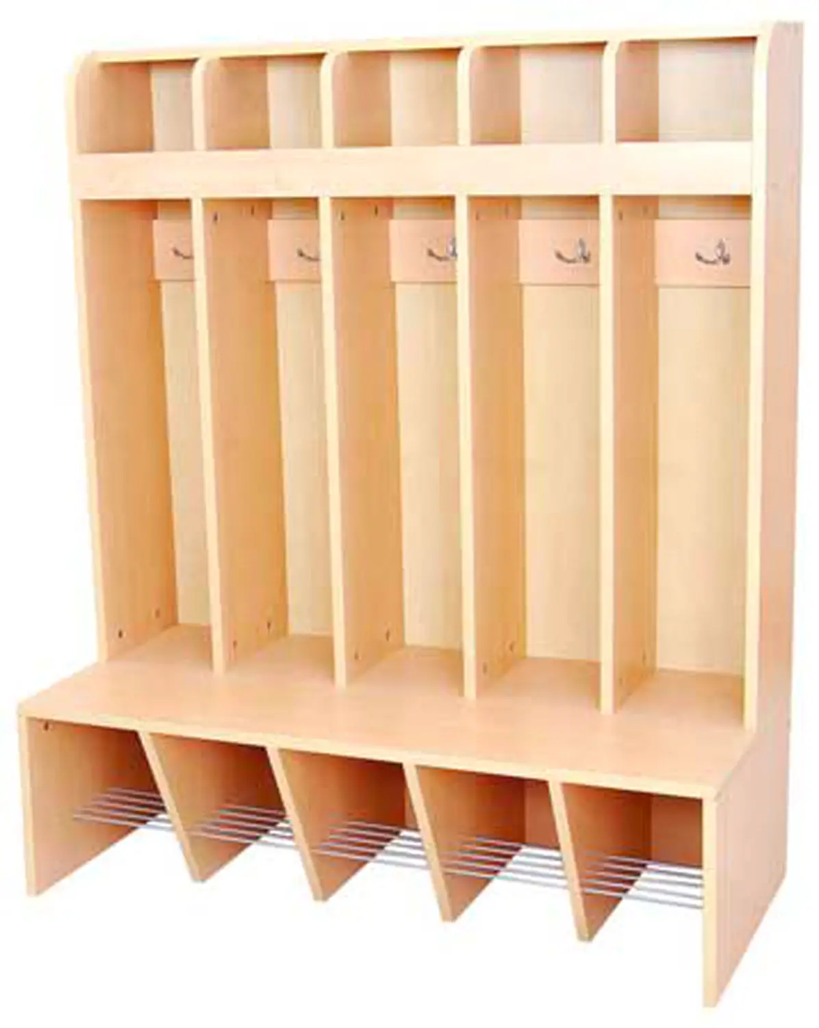 Panca Spogliatoio Mariposa in Conglomerato Ligneo - 5 Posti - Accoglienza