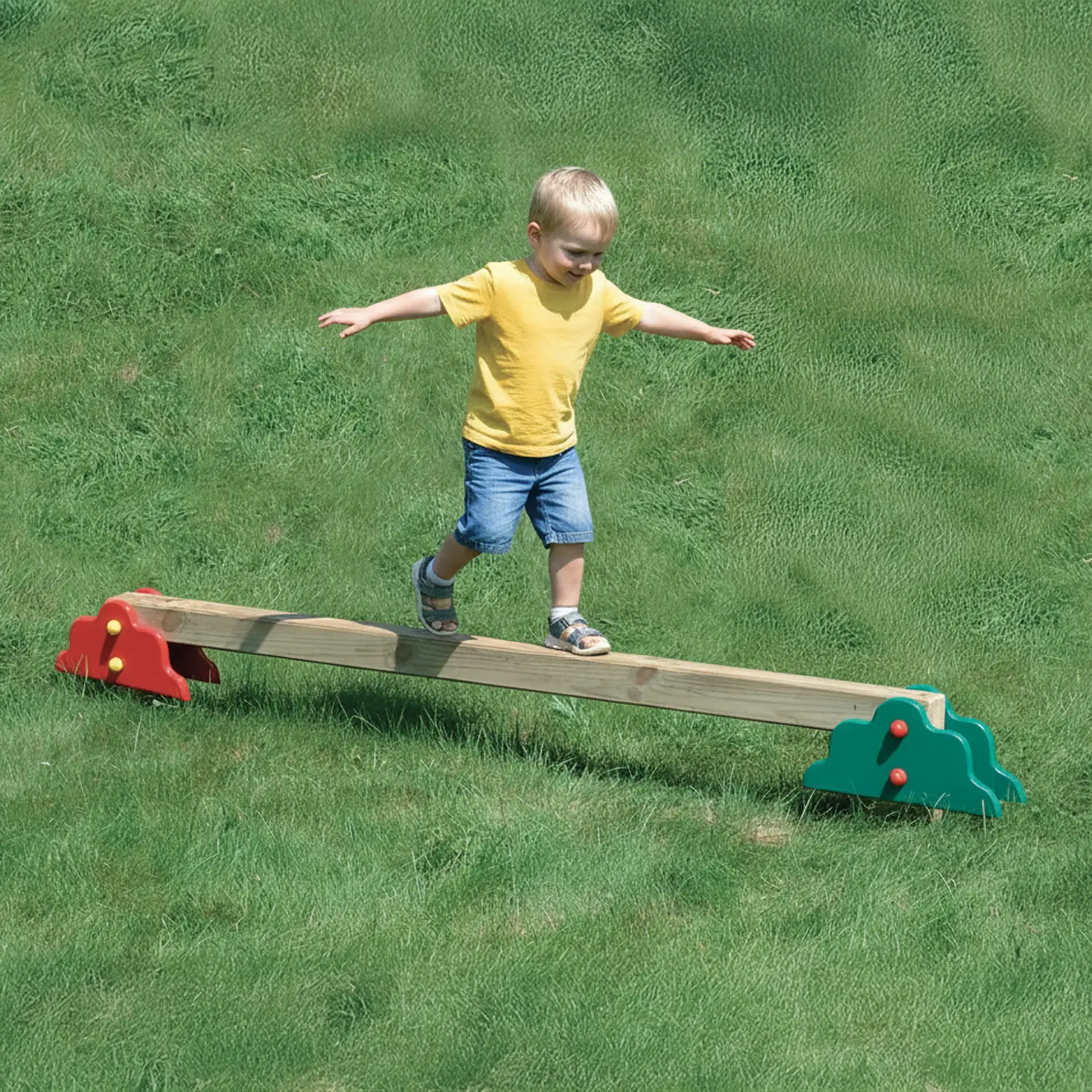 Asse di Equilibrio per Bambini – Gioco da Esterno Certificato EN1176 - Playgrounds e giostre