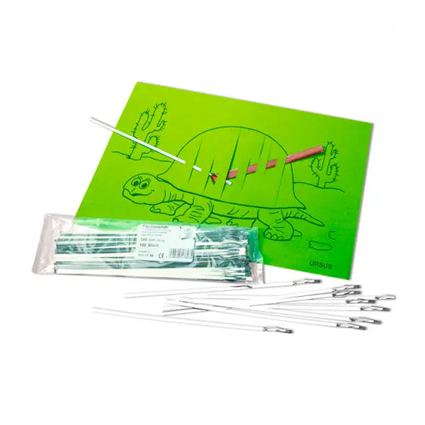 Aghi in Metallo per Tessere la Carta – Ago per Intrecciatura 195 mm - Applicazioni e decori