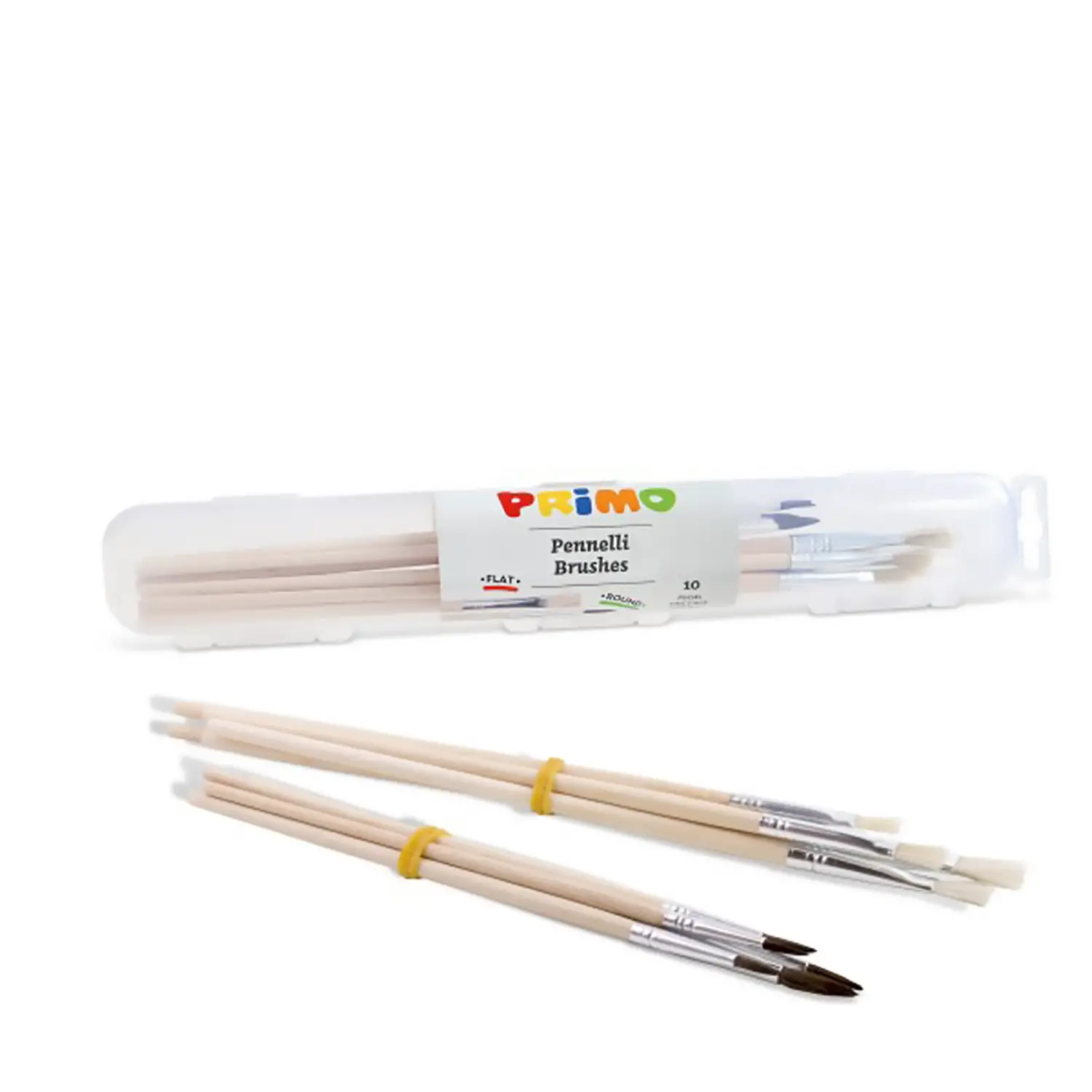Astuccio 10 Pennelli Primo – Setole in Pelo di Pony di Alta Qualità - Pennelli e accessori