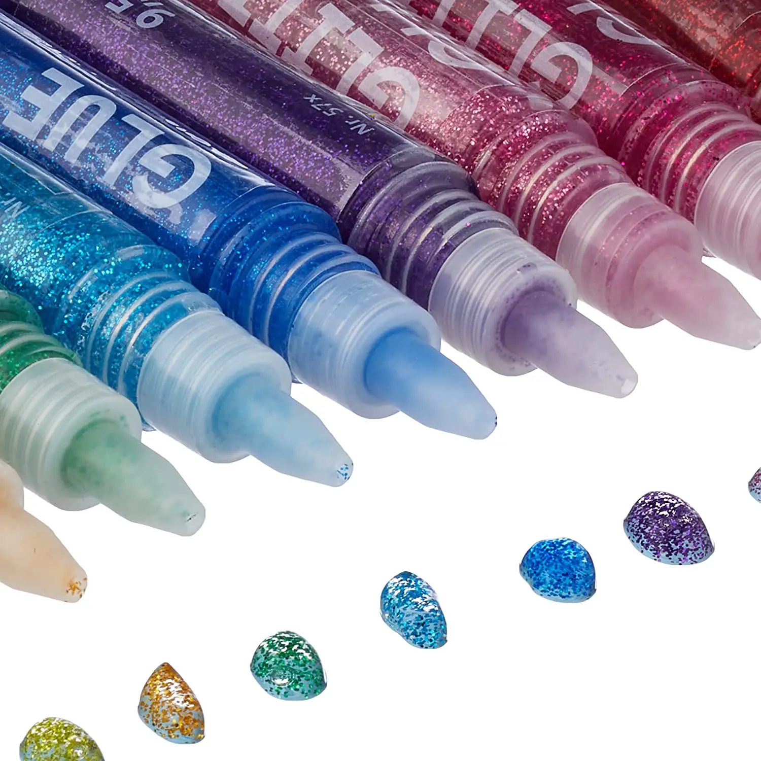 Liquid Glitter Porporin 10 Colors 9.5ml - Glitter and Glitter