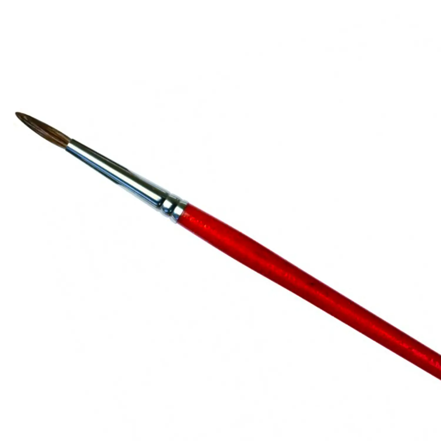 Pony Hair Brushes Round Tip #1 - Pack of 6 Brushes - Brushes and Accessories