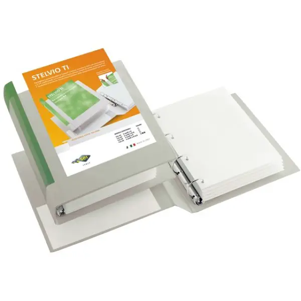 Stelvio A4 White Ring Binder - Filing