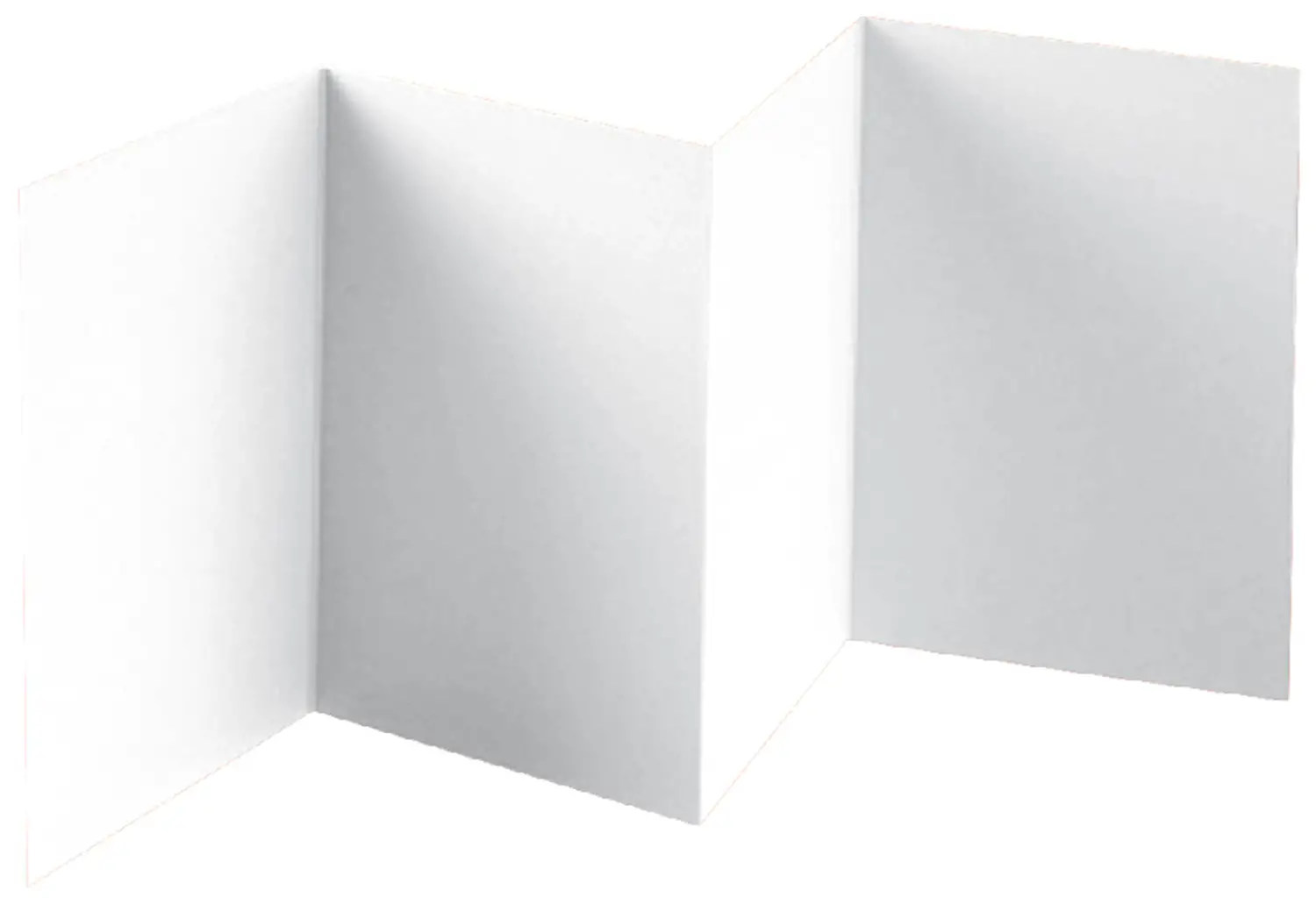 Greeting Cards 4 Doors White - Paper and Cardstock