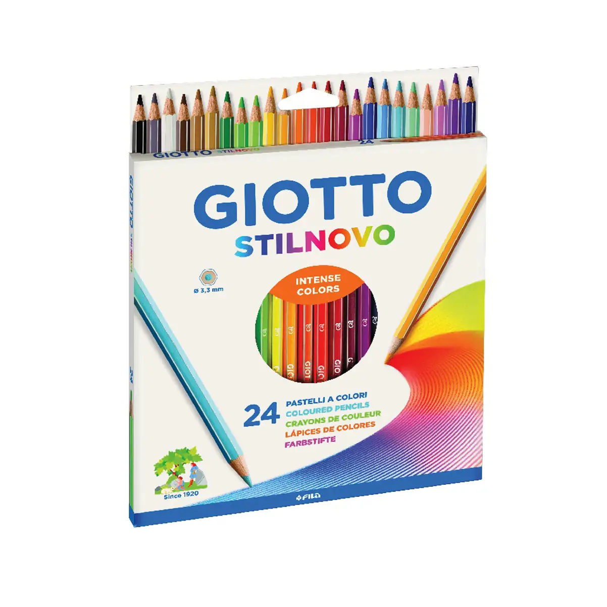 Giotto Stilnovo Crayons - 24 Color Box - Crayons