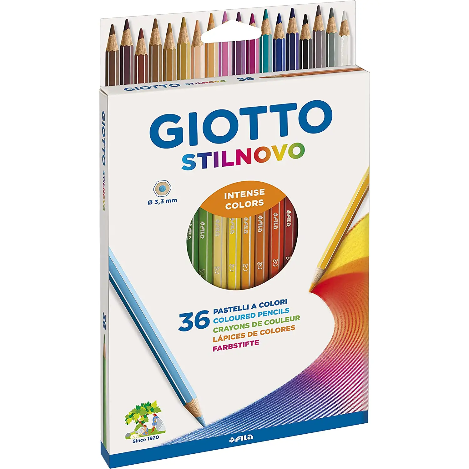 Pastelli Giotto Stilnovo – Astuccio da 36 Colori - Pastelli