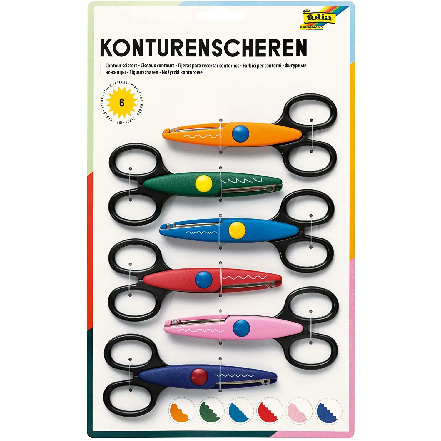 Set Forbici Deco Fantasia - Embossing e fustelle