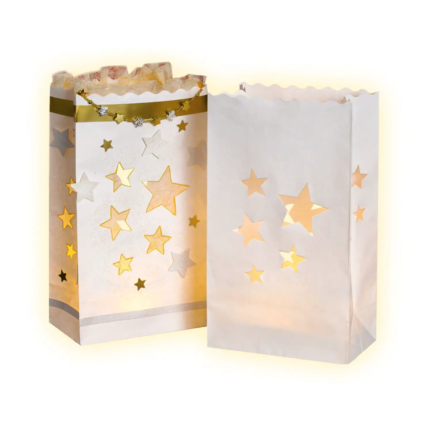 Sacchetti per Lanterne 19x11.5x7x 5Pezzi - Applicazioni e decori