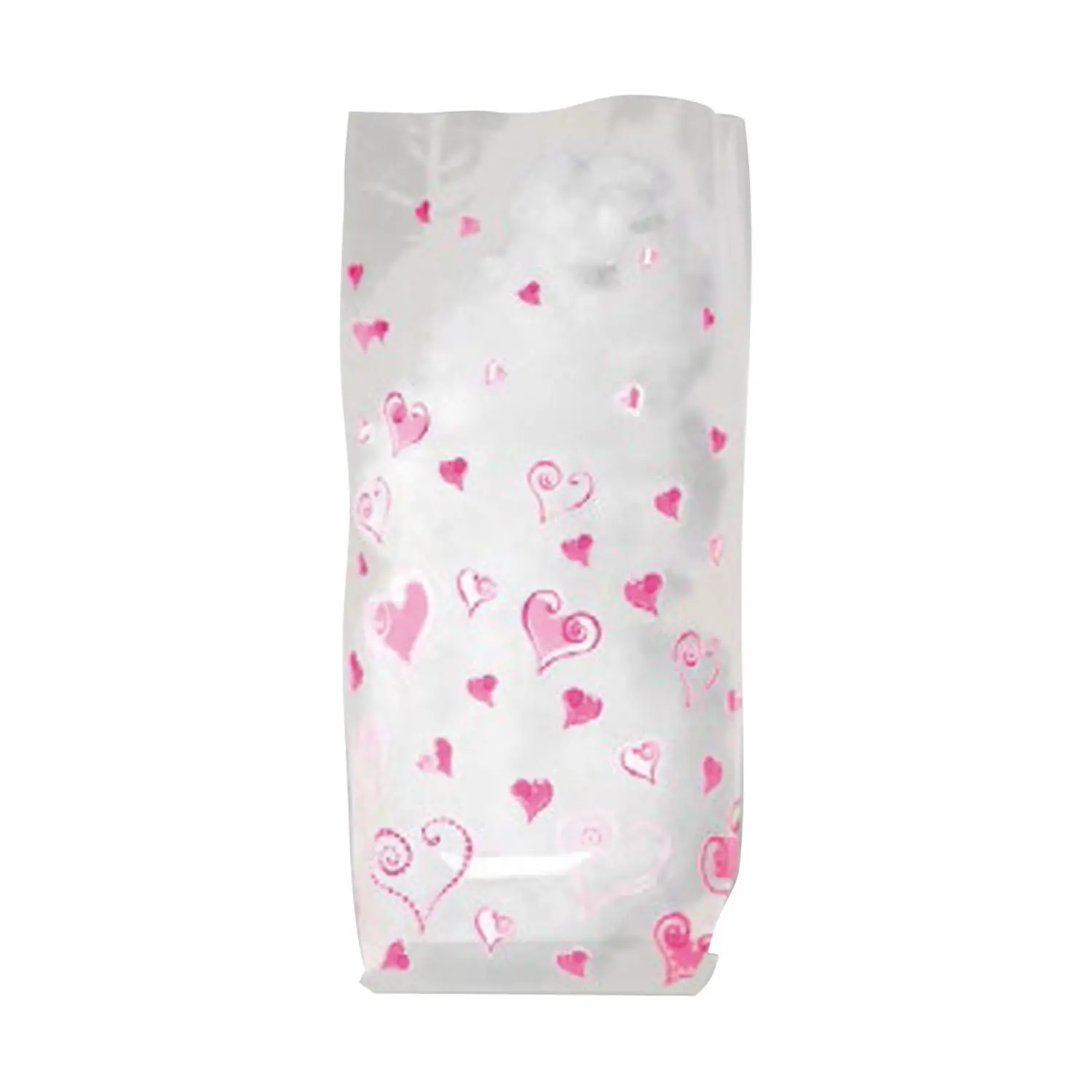 Hearts Cellophane Bags - Paper and Cardboard