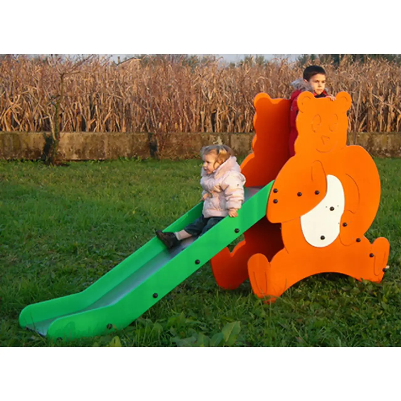 Teddy Bear Slide For Playgrounds - Playgrounds and Rides