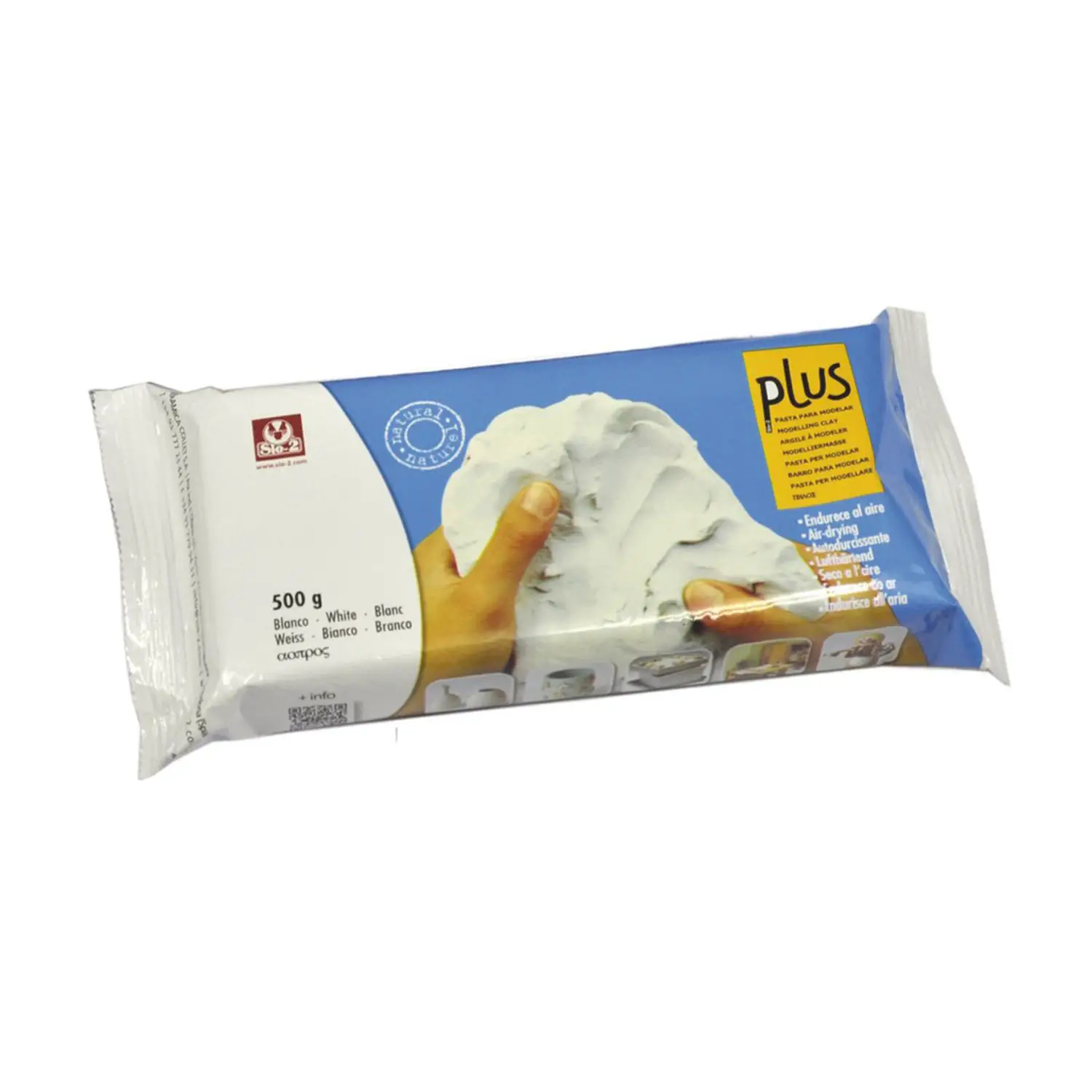 Pasta per Modellare Plus – Bianco 500 g - Paste per modellare