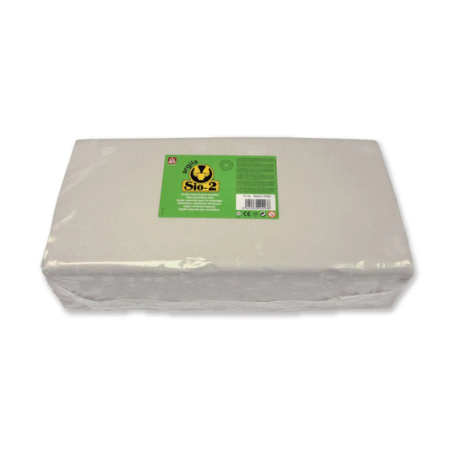 Creta Argilla Naturale Bianca – 12,5 kg - Paste per modellare