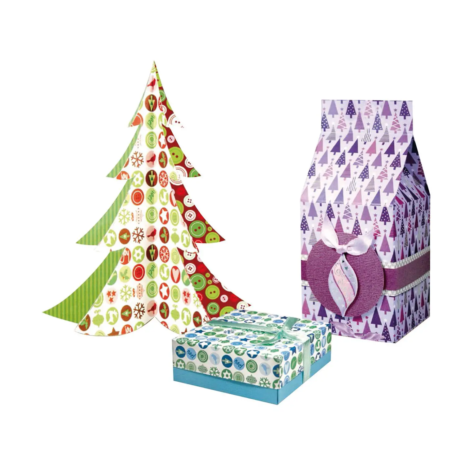 Cartoncini con Motivi Festività Natalizie 300gr/mq.16 fogli cm 24x34 - Carta e cartoncino