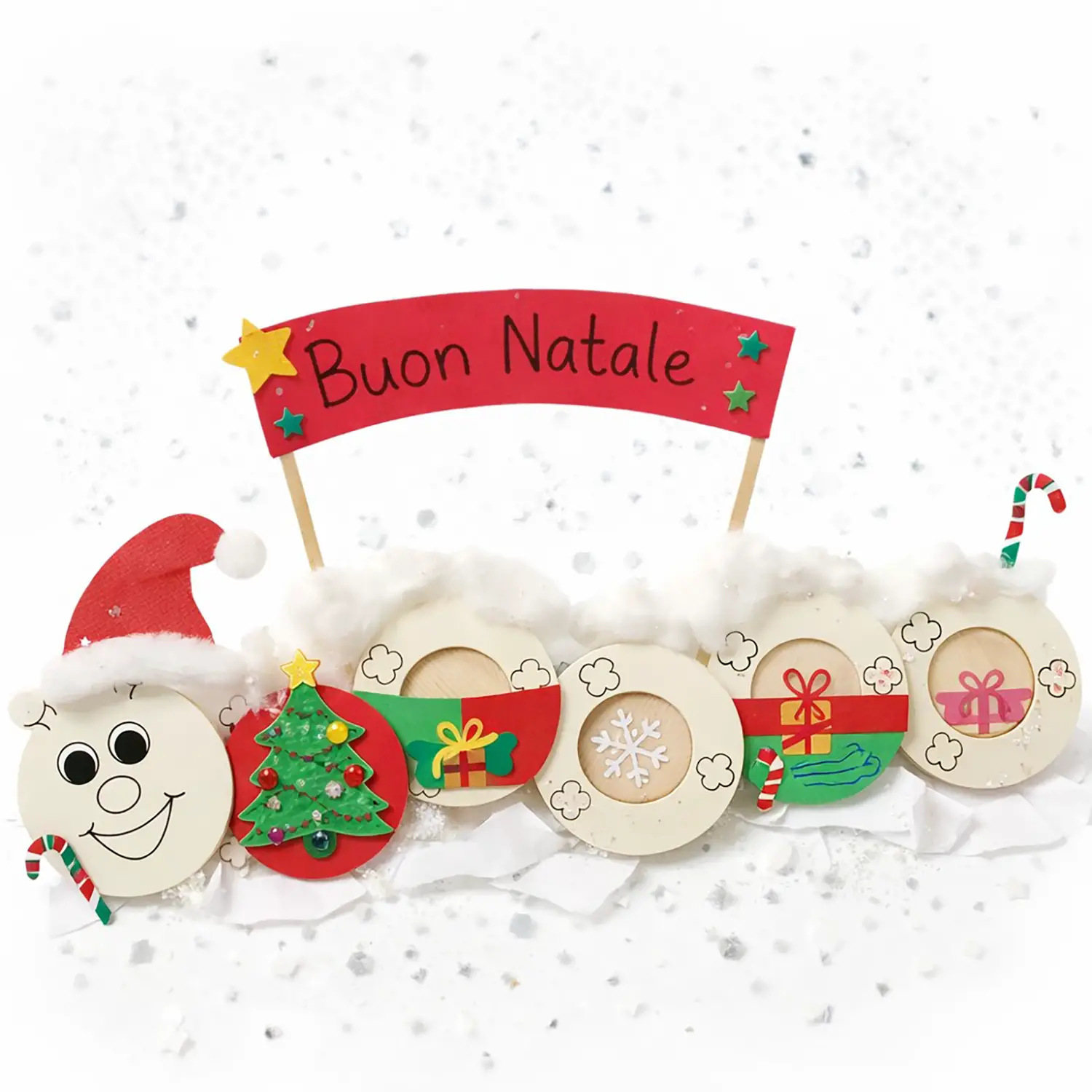 Bruco Da Decorare – 46x9,5x2 cm - Soggetti in legno