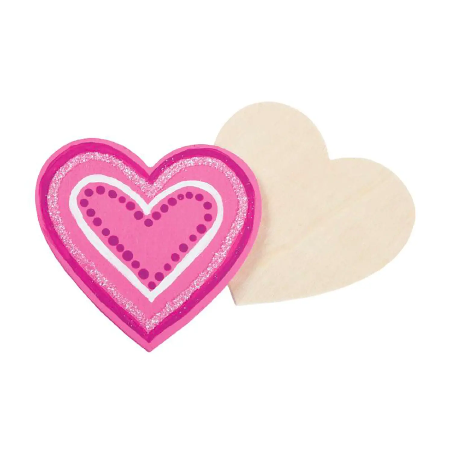 Cuore in Legno con Molletta – Personalizza e Decora - Soggetti in legno
