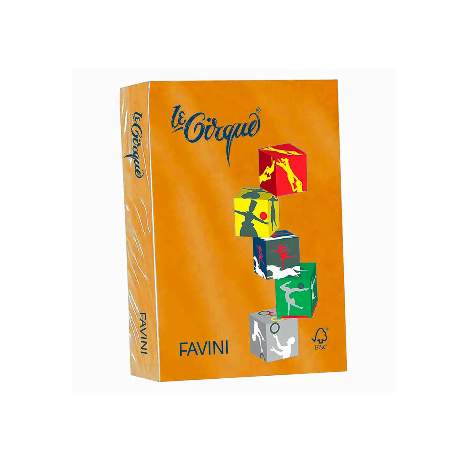 Carta per Fotocopie Le Cirque A4 80 gr – 500 Fogli - Arancio - Carta e cartoncino