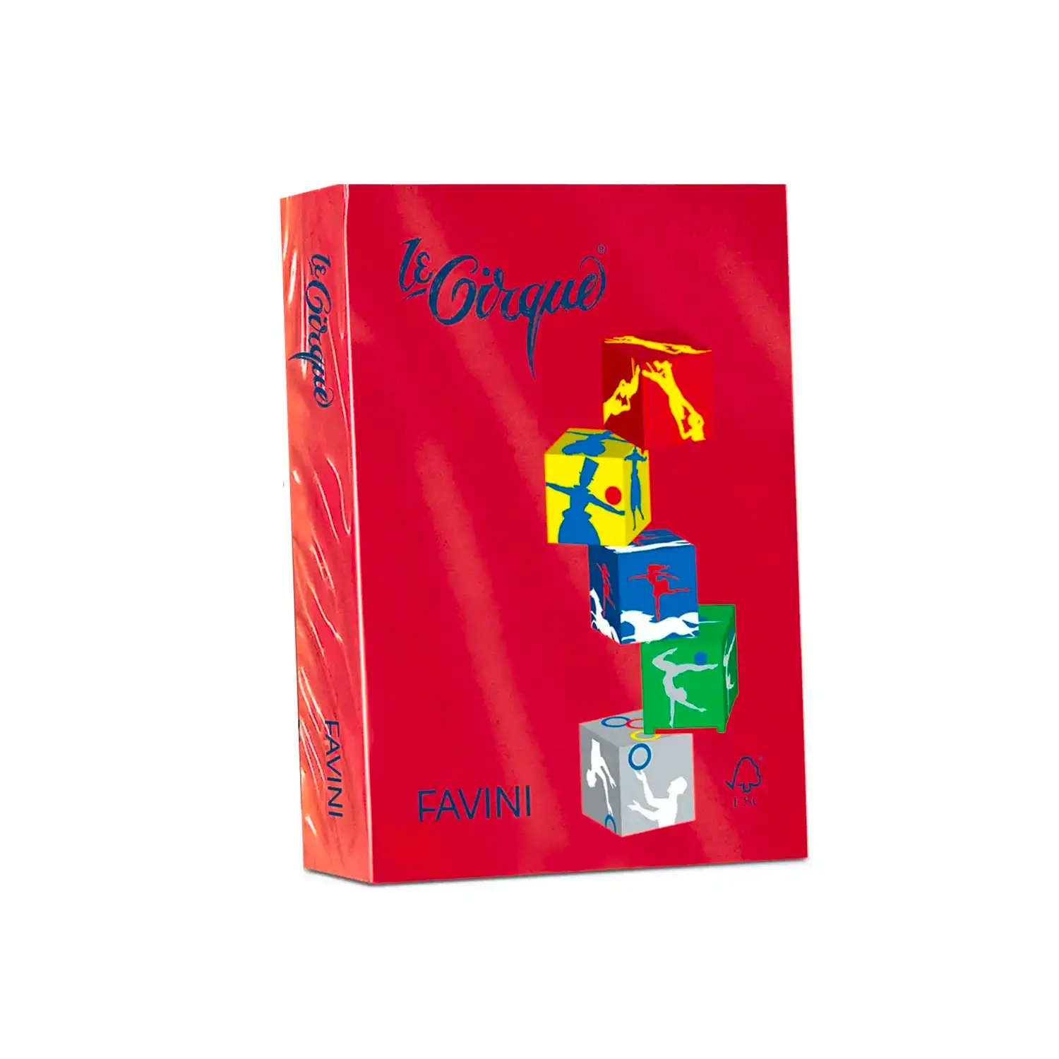 Carta per Fotocopie Le Cirque A4 80 gr – 500 Fogli - Rosso Melograno - Carta e cartoncino