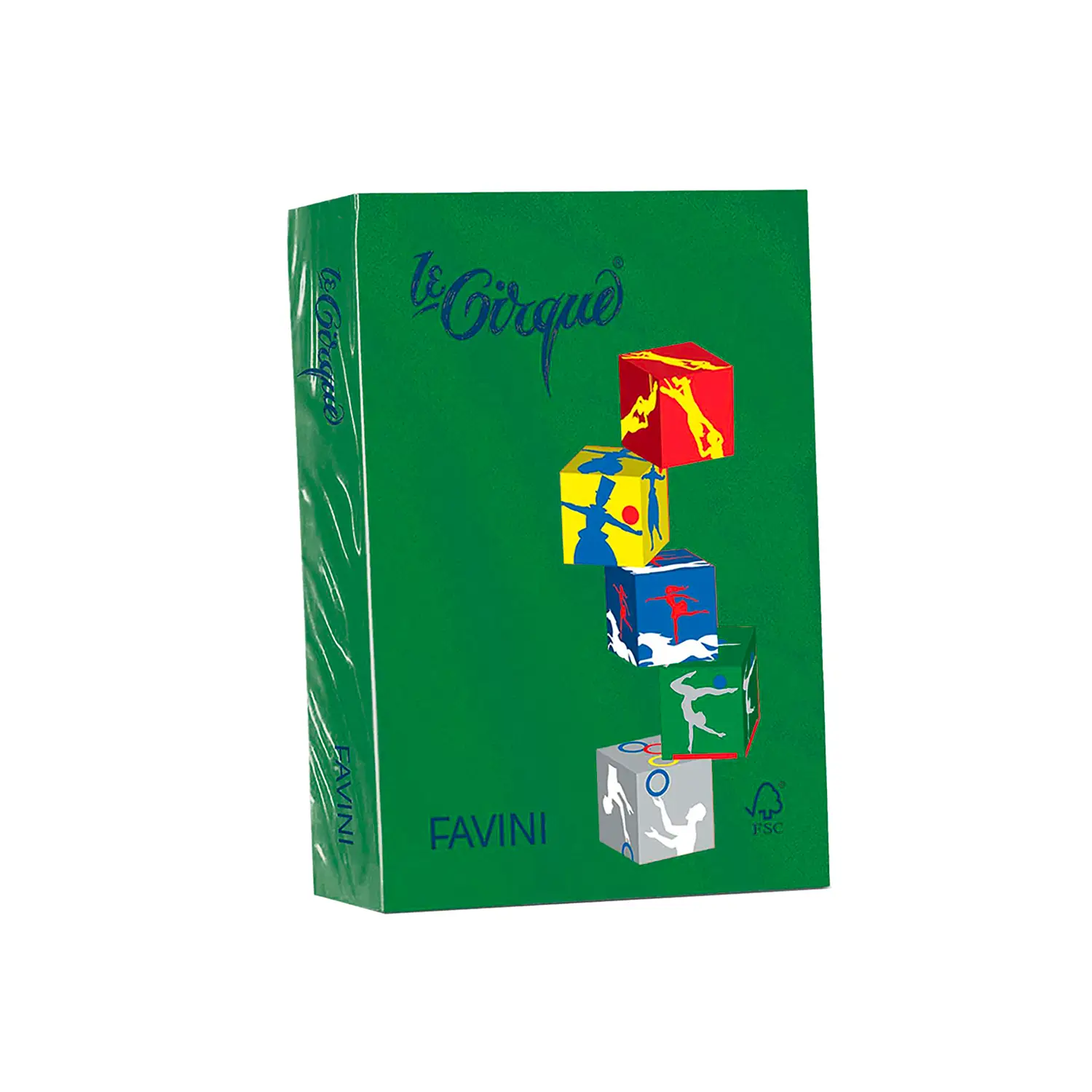 Carta per Fotocopie Le Cirque A4 80 gr – 500 Fogli - Verde Bosco - Carta e cartoncino