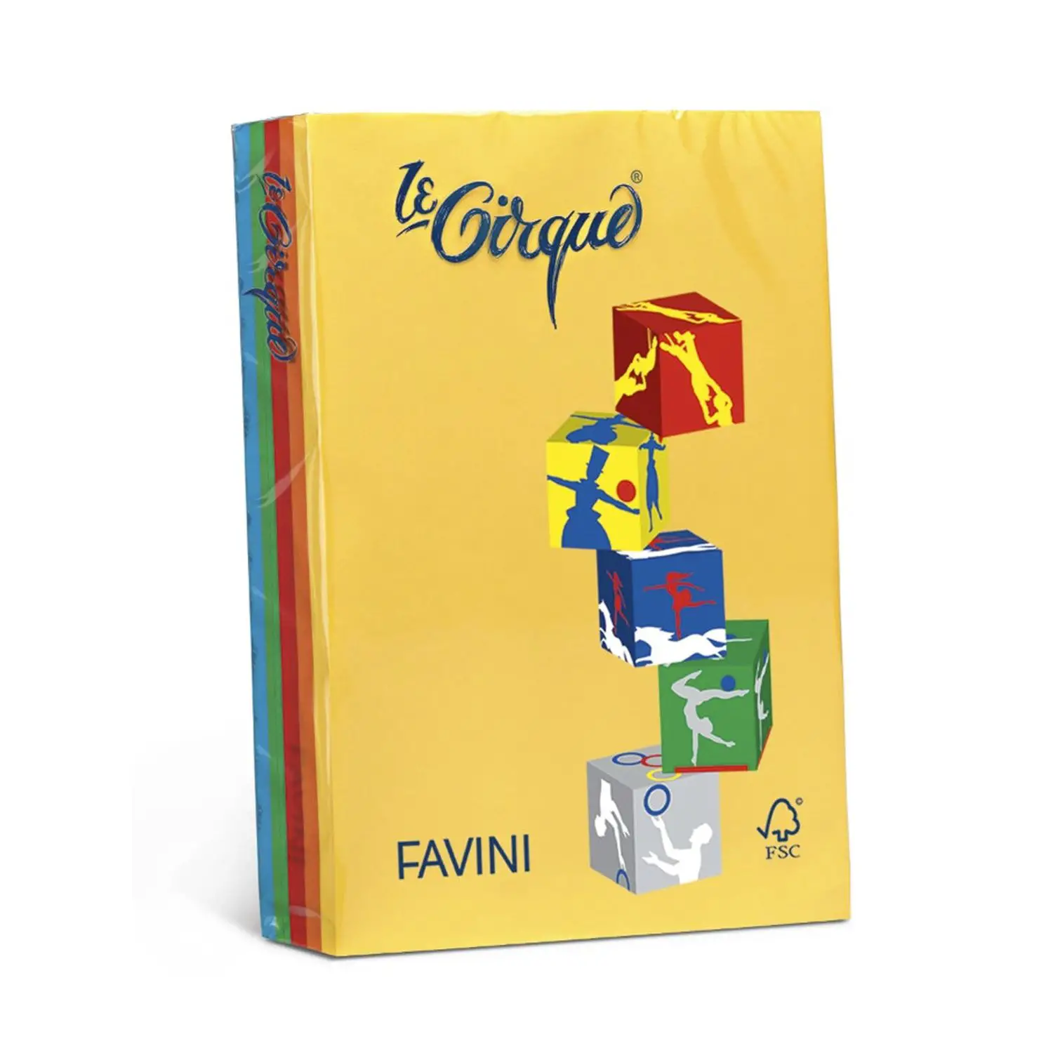 Le Cirque Mix – Carta A4 80 gr - 200 Fogli - Tinte Forti - Carta e cartoncino