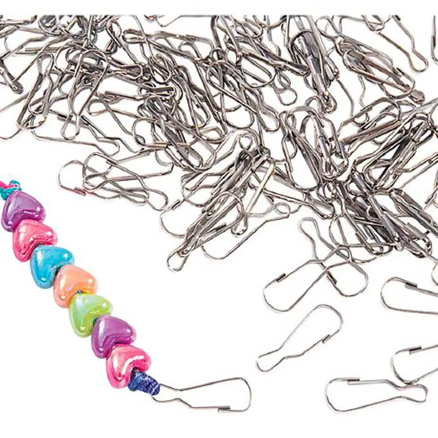 Ganci in Metallo per Ciondoli 25mm, 144 pezzi - Applicazioni e decori