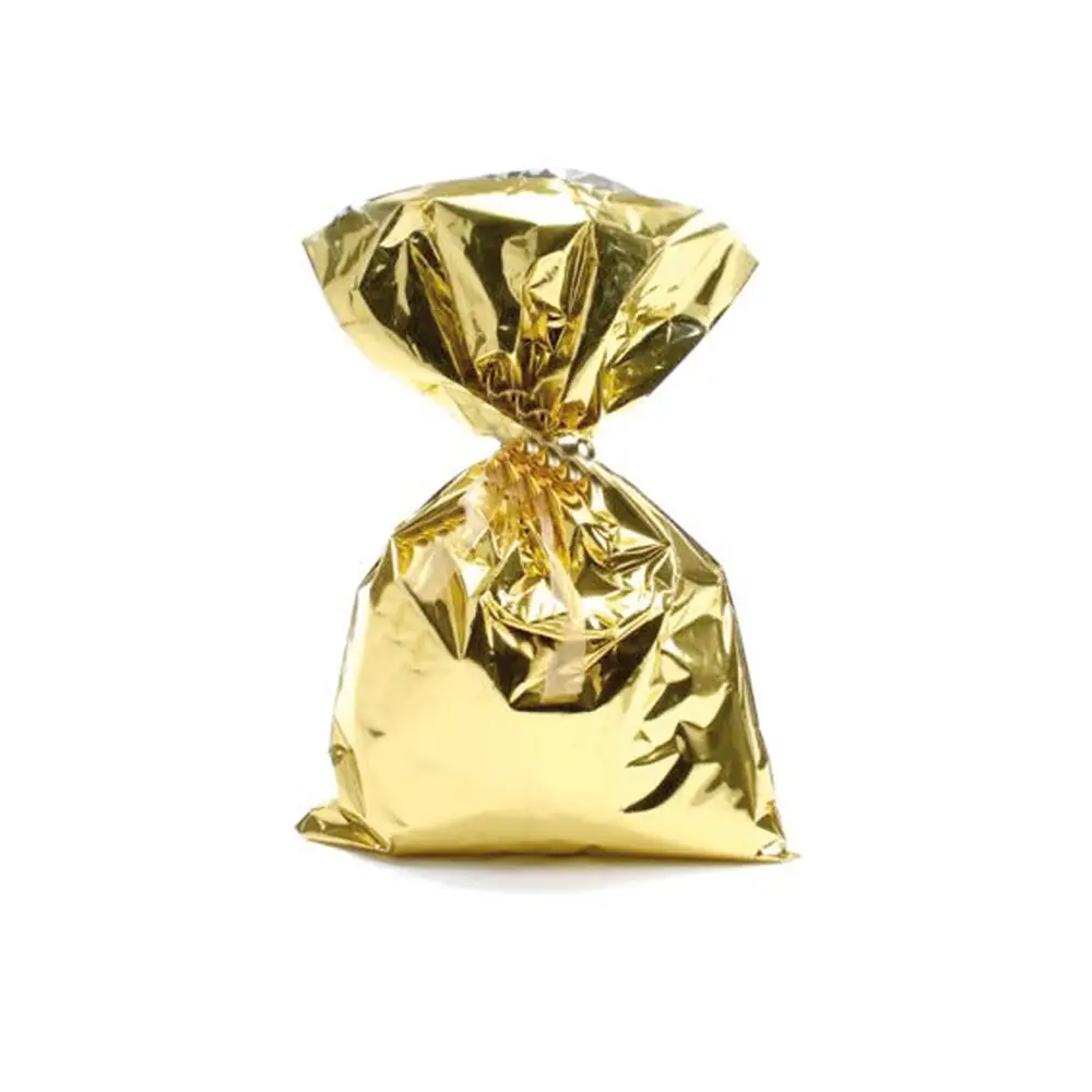 Sacchetti Metallizzati Oro cm. 15x25 - Carta e cartoncino