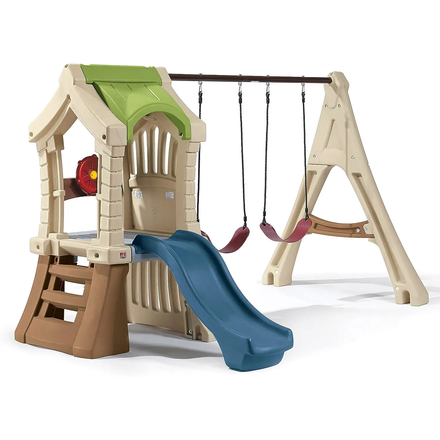 Torre-Casetta con Altalene Play Up Gym Set Step2 – Parco Giochi con Scivolo - Palestrine