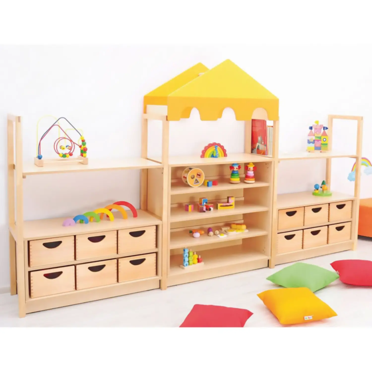 Serie Flexi Composizione 11 Per la Scuola dell'Infanzia - Arredo Nido e Infanzia