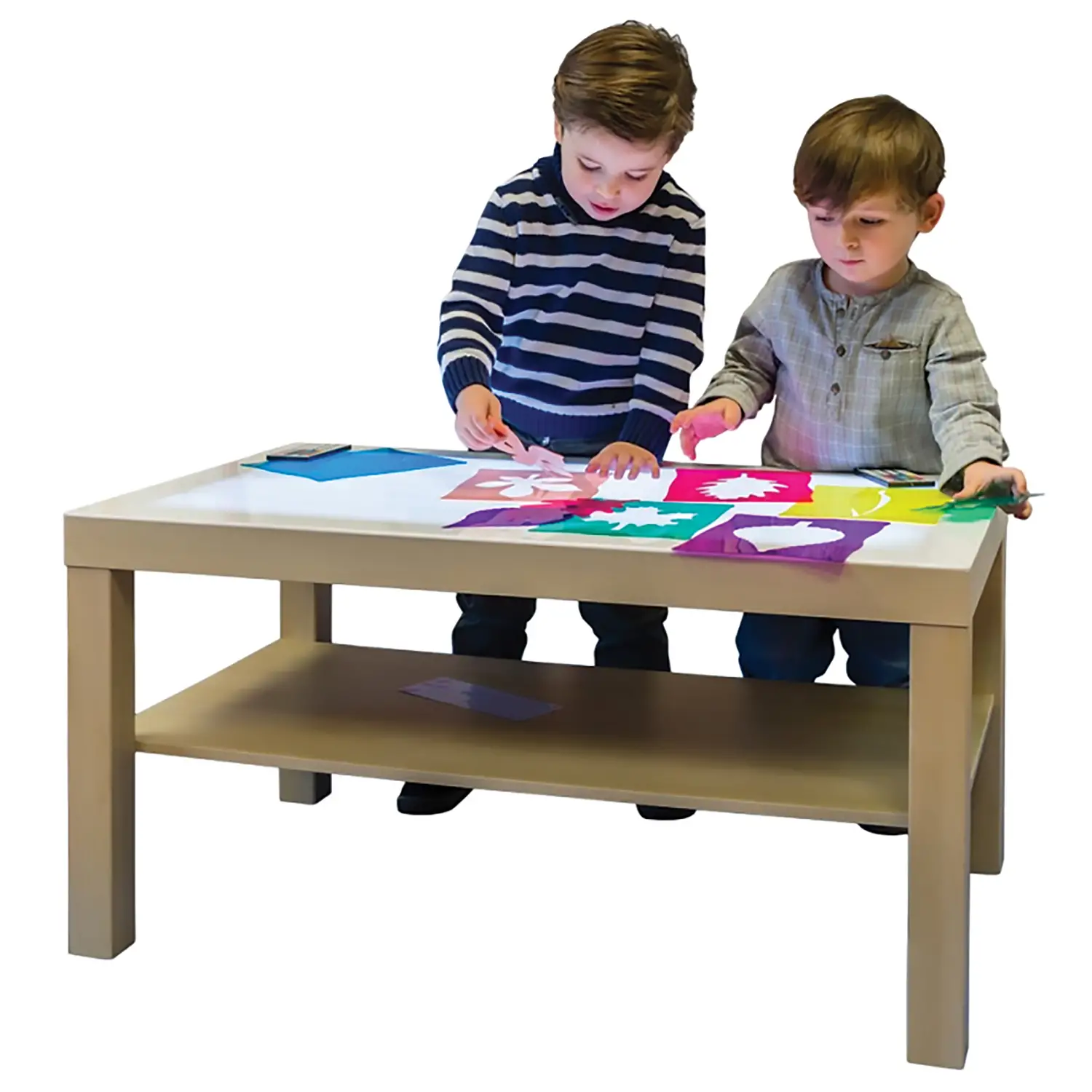 Tavolo Luminoso Cambiacolore con Telecomando – 90x55x45 cm - Sviluppo sensoriale