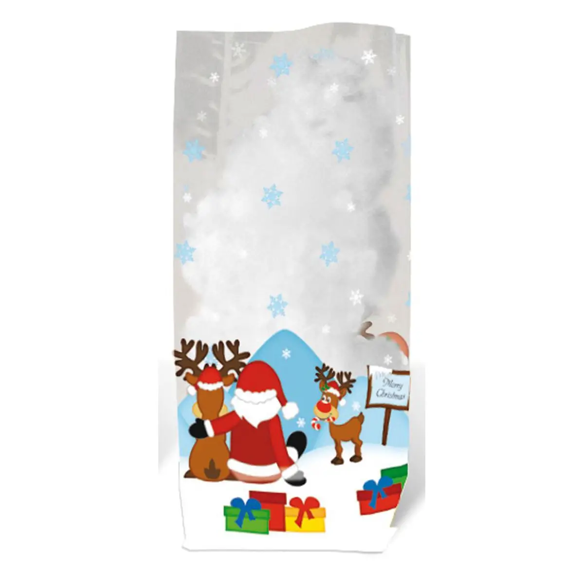Sacchetti Cellophane Santa Claus - Carta e cartoncino