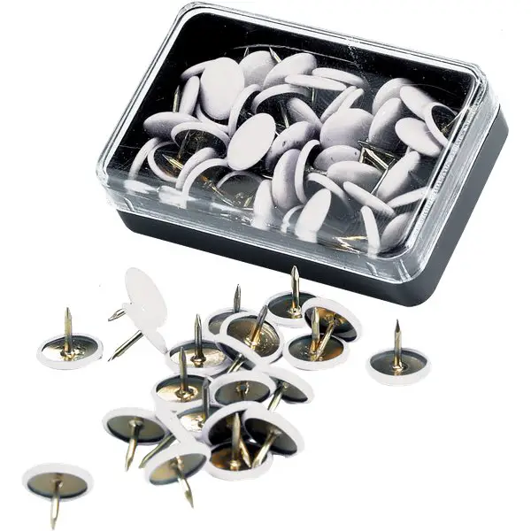 Puntine Bianche – Confezione da 50 Pezzi - Cancelleria varia