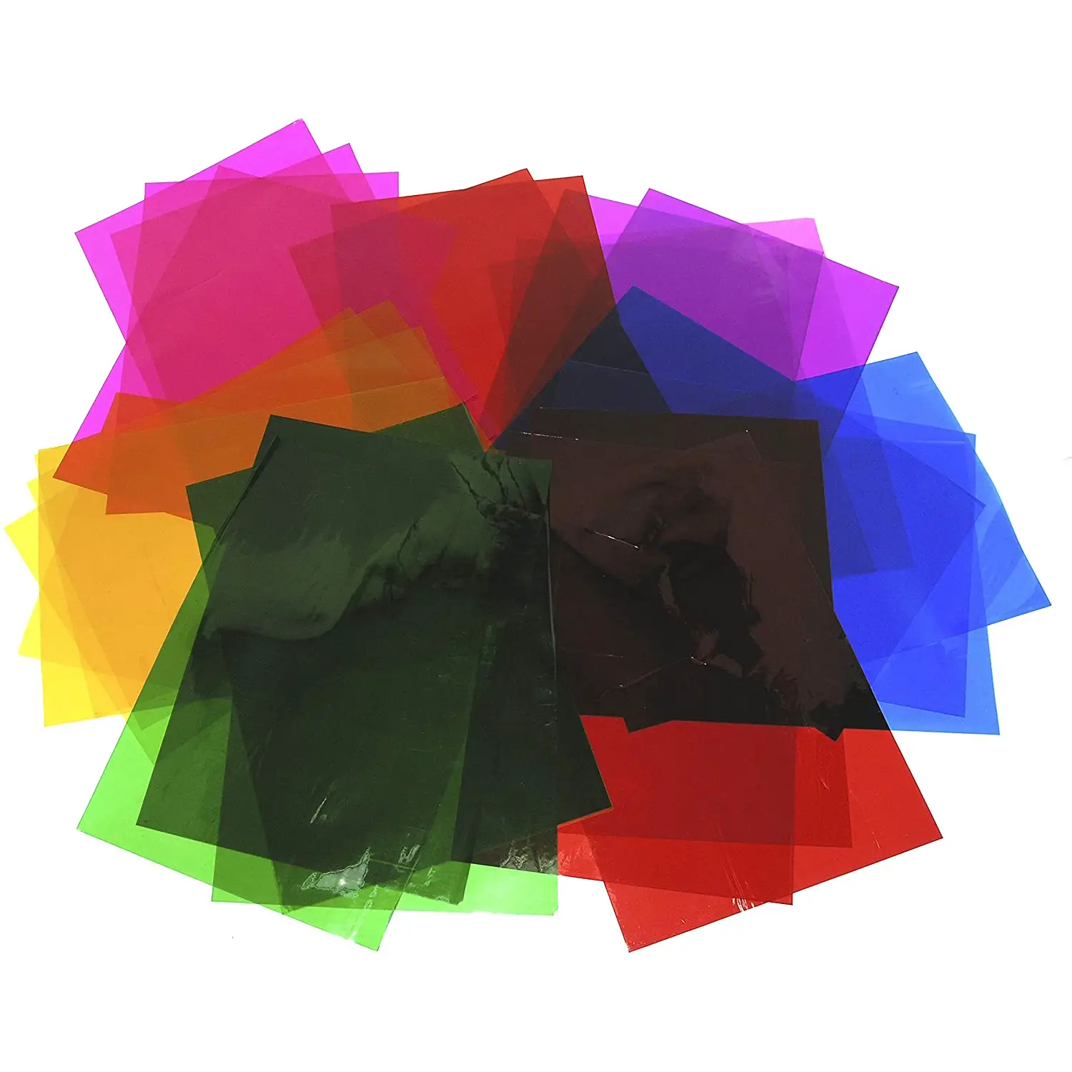 Cellophane Trasparente Colorati 48 Fogli in A4 - Carta e cartoncino