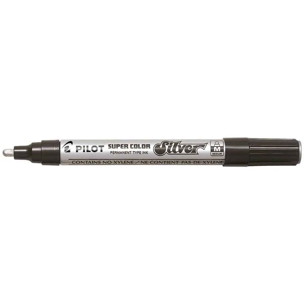Marker Pilot Punta Media - Tratto 2 mm - Argento Metallizzato - Pennarelli