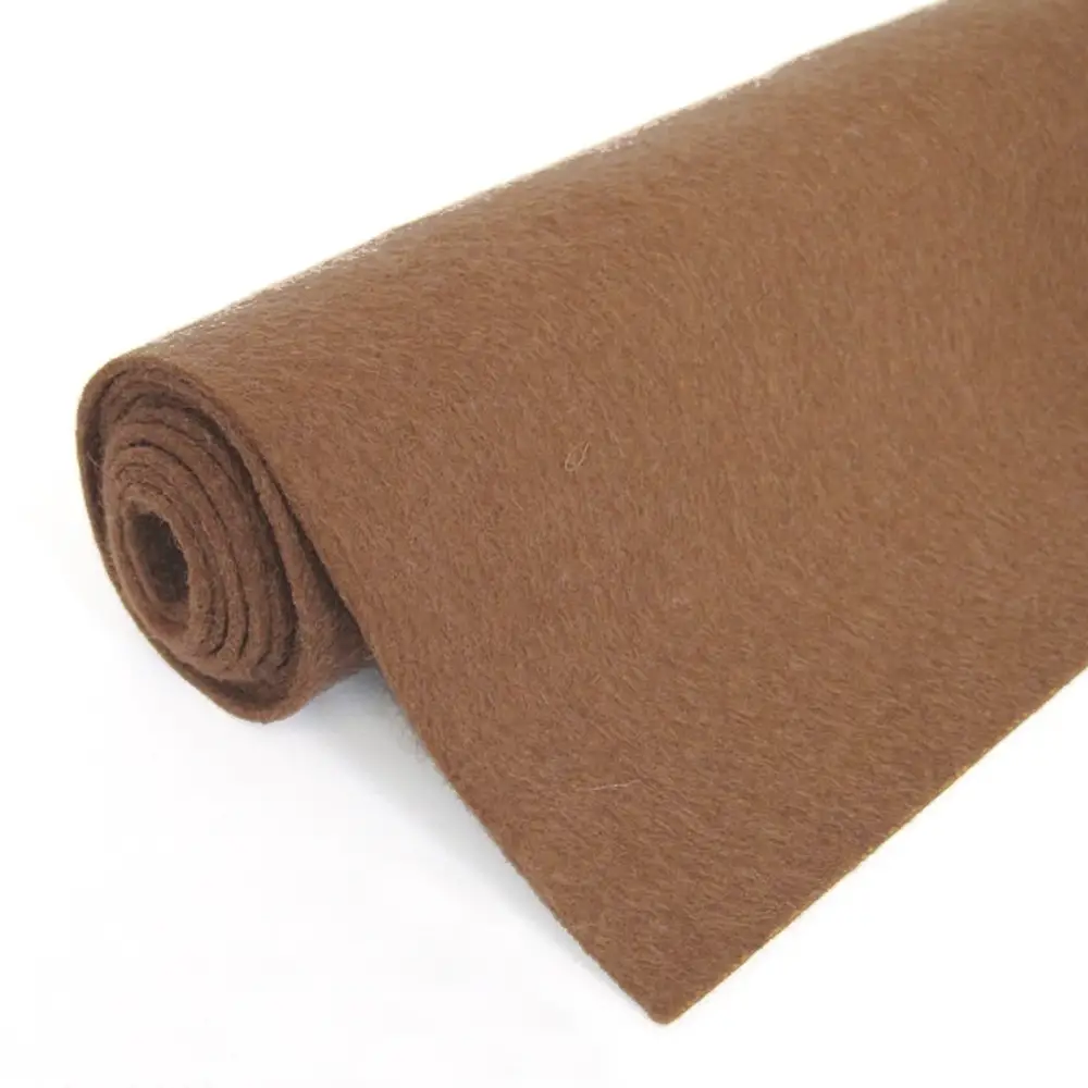 Soft Brown Felt cm. 60x90 - Fabrics and textiles