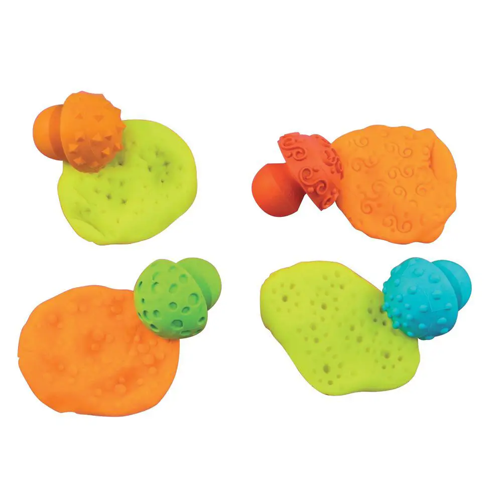 Timbri-Semiserici 4 Motivi assortiti - Paste per modellare