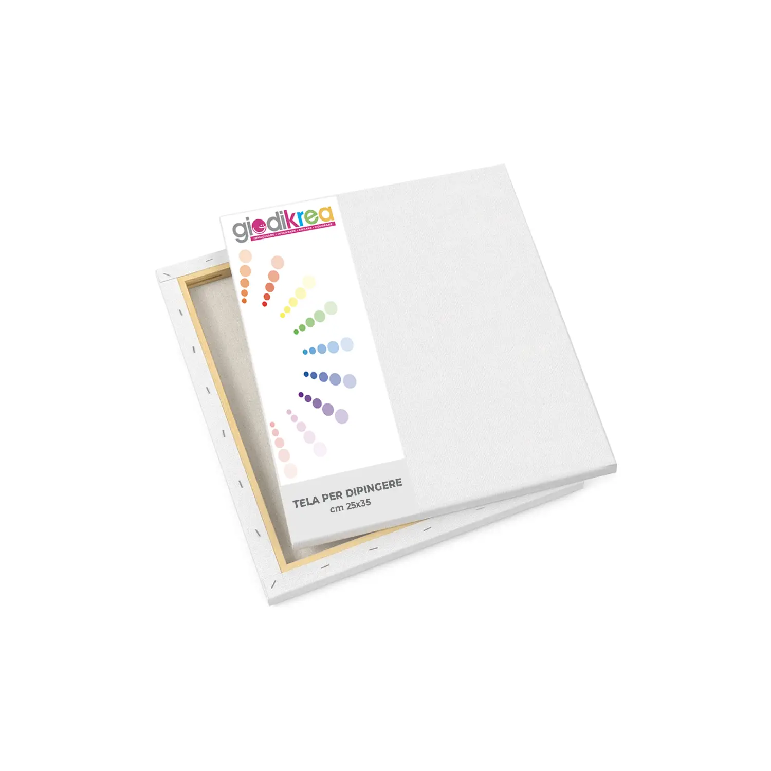 Tela per Pittura 25x35 cm – 100% Cotone su Telaio in Legno - Pennelli e accessori