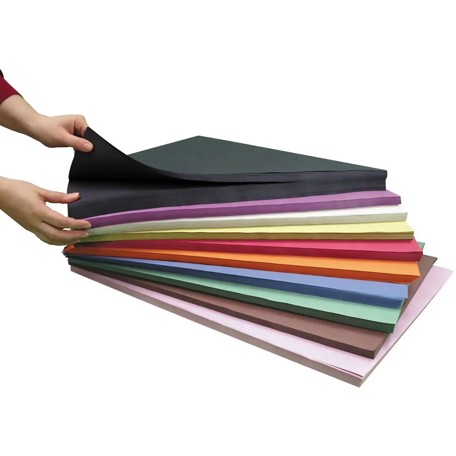 Carta Bricolage Colorata Tipo Carta da Zucchero 80 g/m² - 50 Fogli (61x91 cm) - Carta e cartoncino