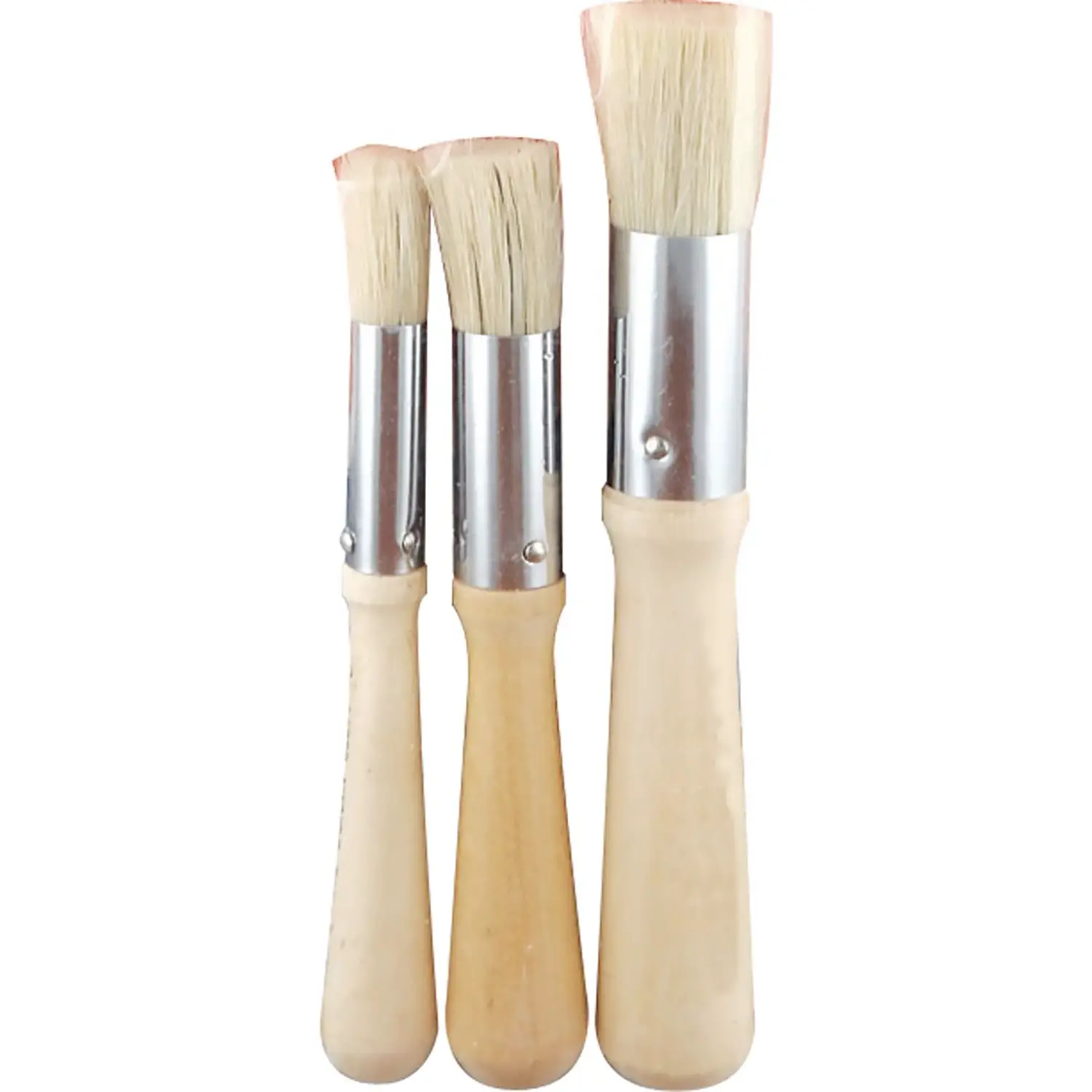 Set Pennelli per Stencil 3 Pezzi – Pennelli di Precisione 10-13-20 mm - Pennelli e accessori