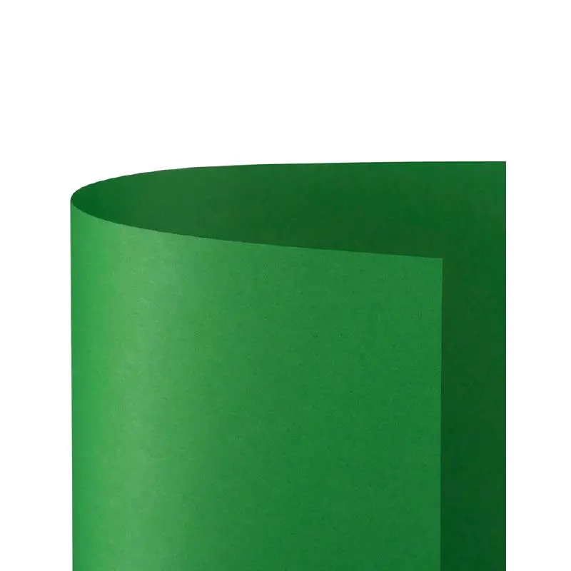Cartoncino Bristol Liscio 200 gr - 10 Fogli 70x100 cm - Verde - Carta e cartoncino