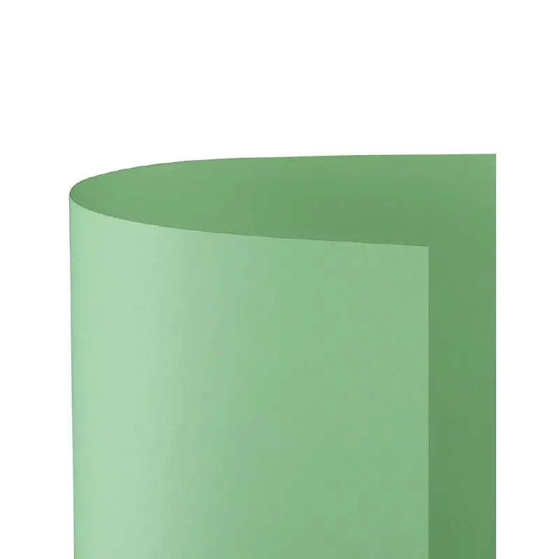 Cartoncino Bristol Liscio 200 gr - 10 Fogli 70x100 cm - Verde Chiaro - Carta e cartoncino
