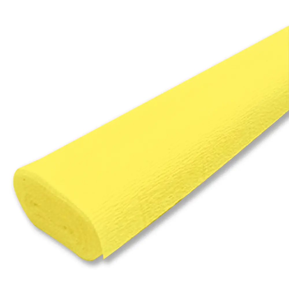 Giodicrea Crepe Paper gr. 40 10 Light Yellow Rolls - Paper and Cardboard