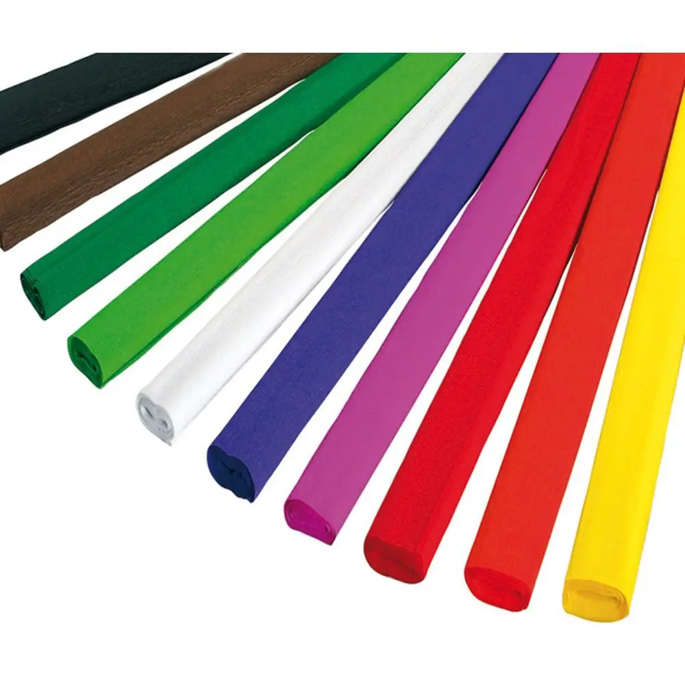 Giodicrea Crepe Paper gr. 55 10 Rolls in 10 Colors - Paper and Cardstock