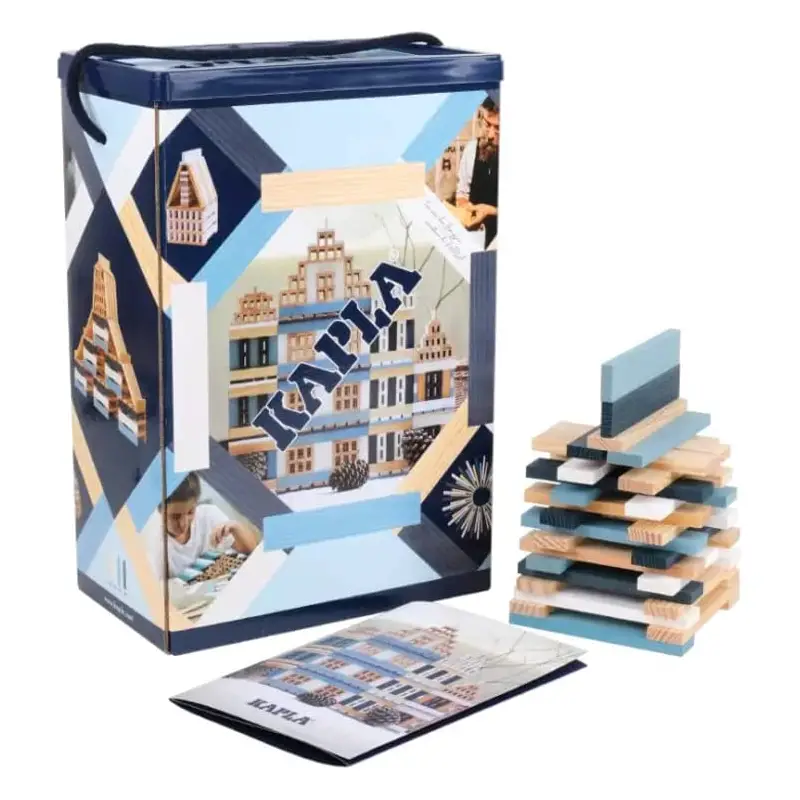 Kapla 200 Inverno – Set di Costruzione Creativo e Colorato - Costruzioni in legno