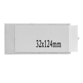 Portaetichette Adesive 32x124mm - Cancelleria varia