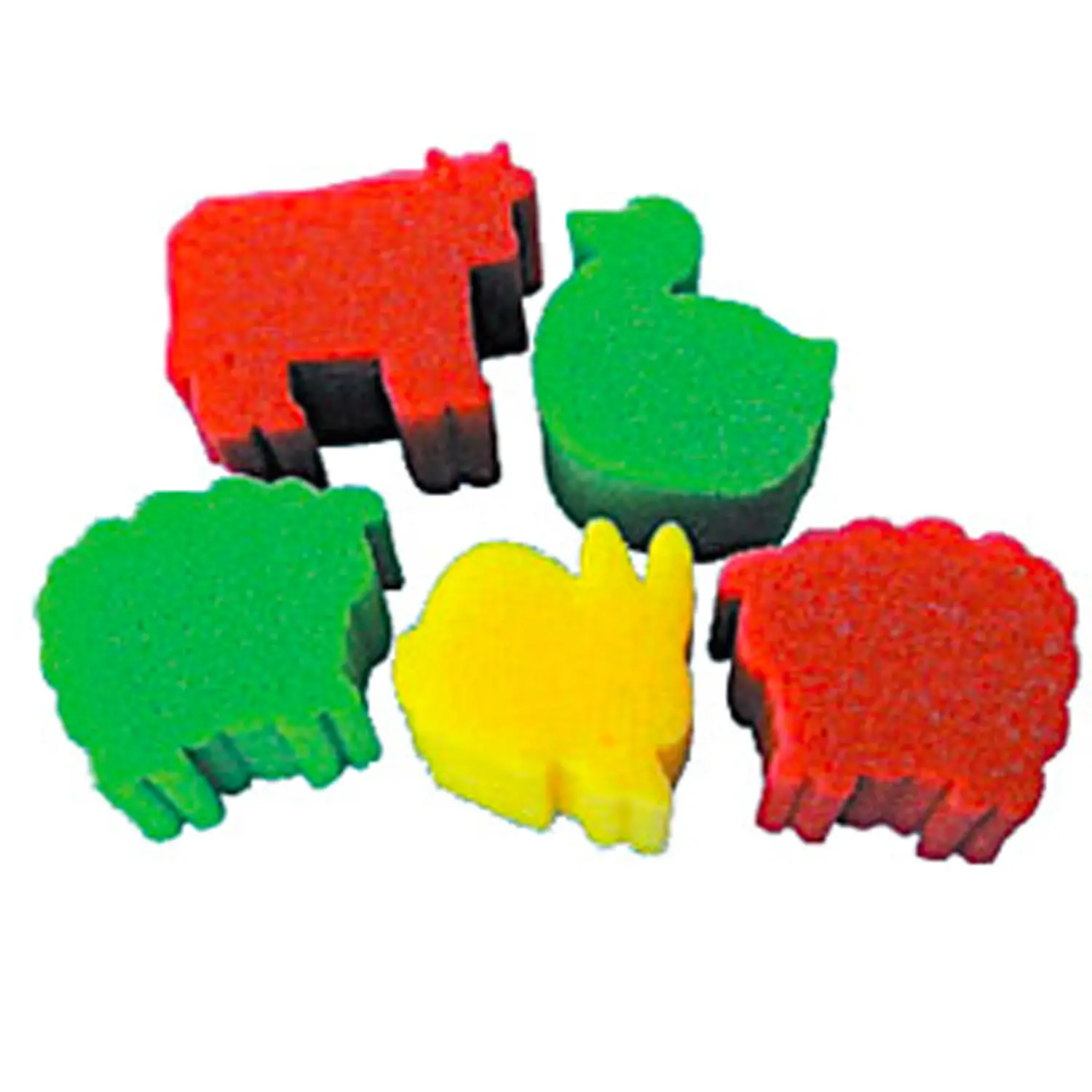 Spugnette Sagomate Animali – Set 5 Soggetti - Rulli, spugne e timbri