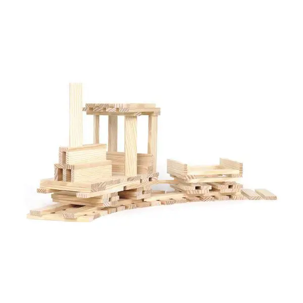 Kapla 100 Naturale – Set di Costruzione Creativo - Costruzioni in legno