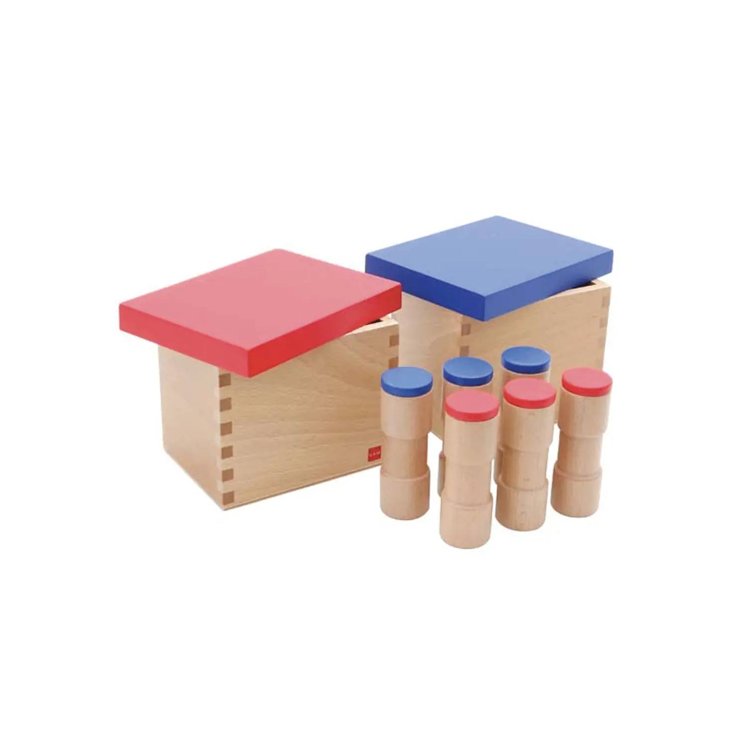 Cilindri dei Rumori Montessori – Sviluppo Uditivo e Concentrazione - leggere scrivere contare racco