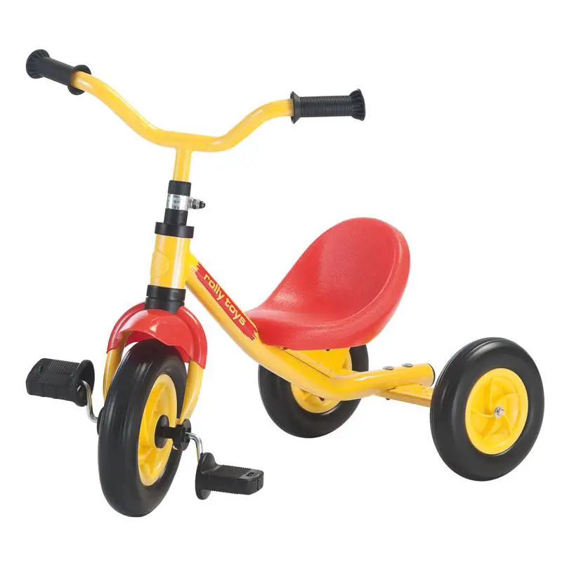 Yellow Bingo Tricycle with Silent Wheels - Tricycles and First Steps